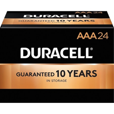 Duracell BATTERY, COPPERTOP, AAA, 144 DURMN2400BKD
